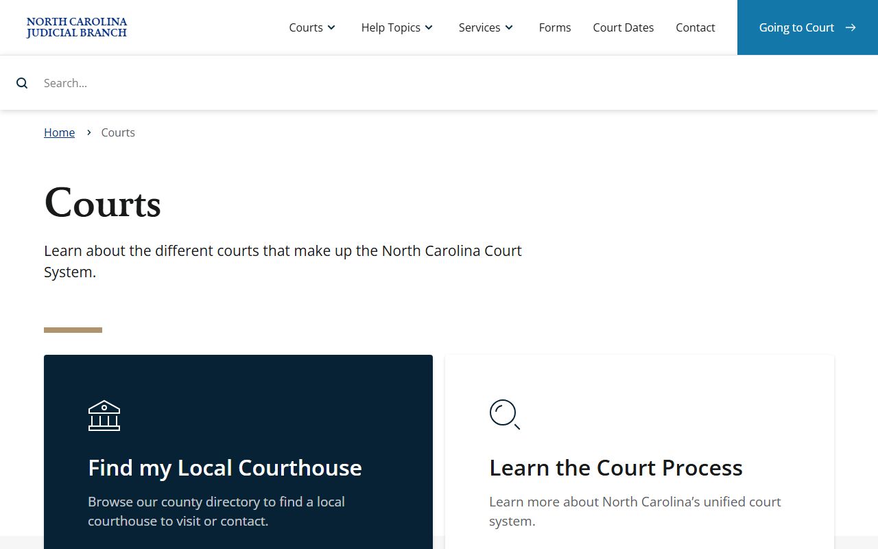 Madison County court dockets North Carolina courts overview