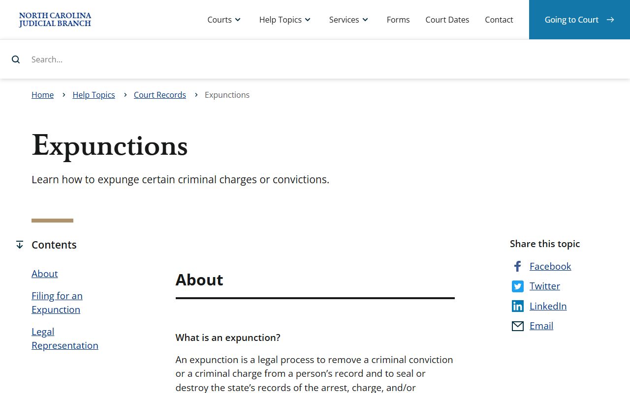 Madison County criminal court records expunction help topic