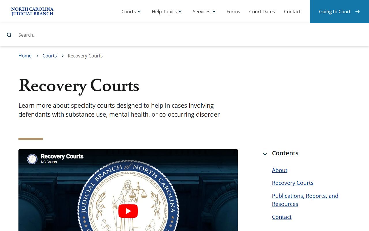 Madison County District Court recovery courts overview