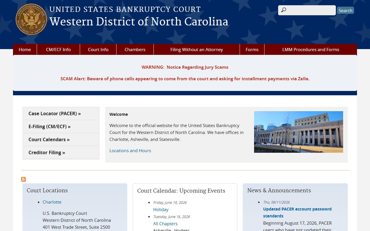Madison County District Court Western District bankruptcy distinction