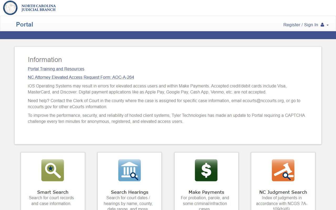 Madison County court records eCourts portal payment dashboard