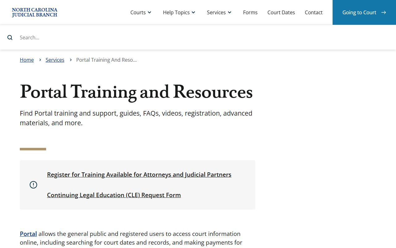 Madison County traffic court records Portal training resources